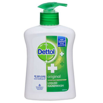 Dettol Original Everyday Protection Liquid Hand Wash-200 ml-(FREE With Value Refill- 175 ml)