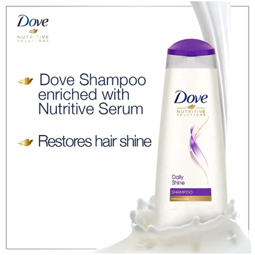 Dove Nutritive Solutions Daily Shine Shampoo 340 ml