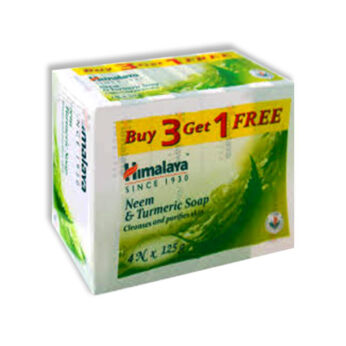 Himalaya Neem & Turmeric Soap Cleanses And Purifies Skin-4 Nx 75 gm (Buy 3 Get 1 Free)