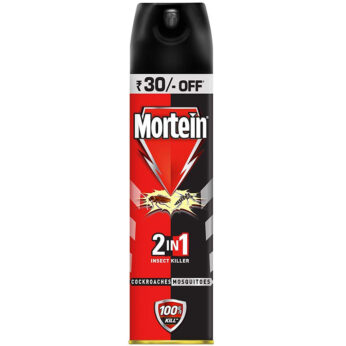 Mortein 2-in-1 Insect Killer Spray – Kill on Mosquitoes & Cockroaches-425 ml
