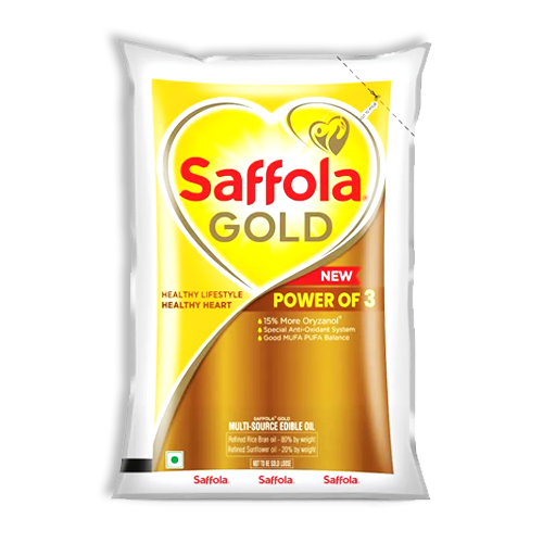 Saffola Gold Refined Oil 1 ltr