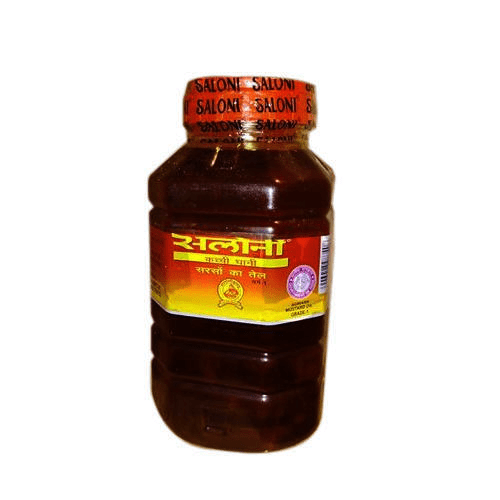 Saloni Kachi Ghani Pure mustard Oil 2 ltr (Jar)