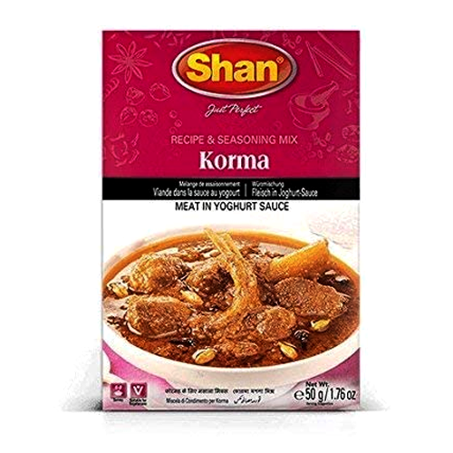 Shan Just Perfect Recipe Seasoning Mix Korma Masala 50 gm