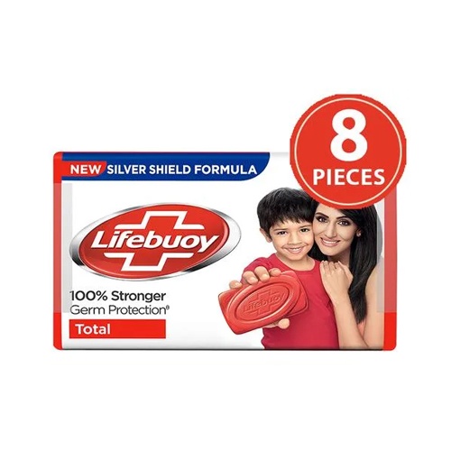 Lifebuoy Total 10 Soap Bar, 125 gm. x 8 Multipack
