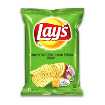 Lays Potato Chips – Calm Cream & Onion Flavors -13 gm