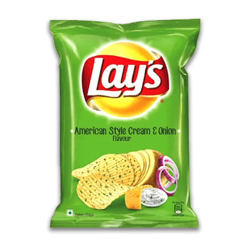 Lays Potato Chips Calm Cream & Onion Flavors 13 gm