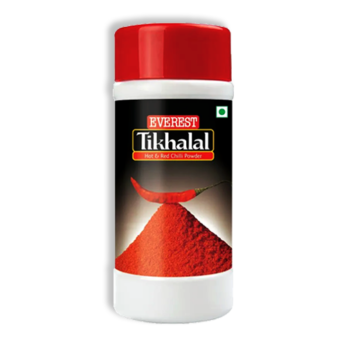 Everest Tikhalal Hot & Red Chilli Powder – 200 gm (Bottle)